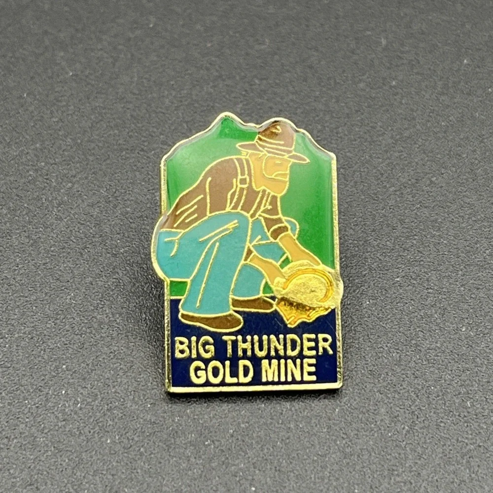 Big Thunder Gold Mine Keystone South Dakota Prospector Lapel Hat Pin